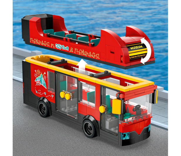 LEGO CITY 60407 Czerwony, piętrowy autokar - 1248595 - zdjęcie 9